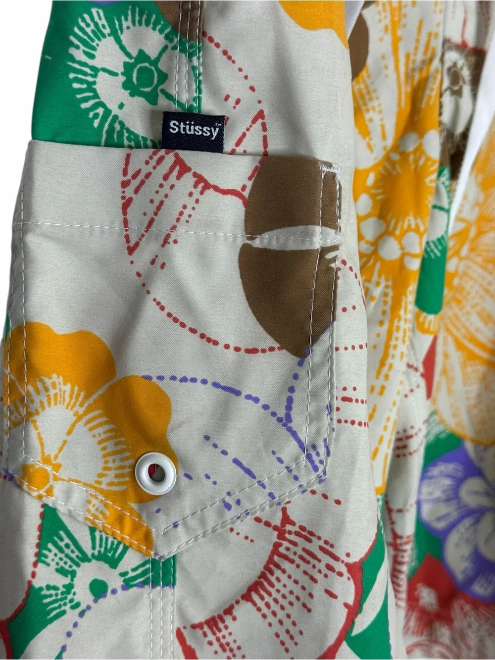 Stussy Men's Floral Swim Shorts, NWOT, 28